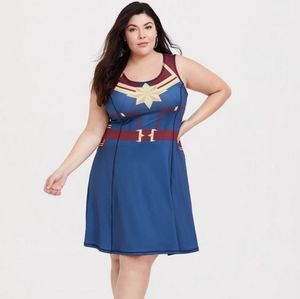 Her Universe Captain Marvel Costume Dress